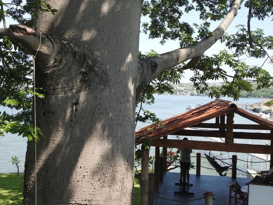 Habitacion Independiente A Pie Del Lago Con Ac Tequesquitengo Ngoại thất bức ảnh